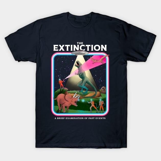 The Extinction: A Brief Examination of Past Events T-Shirt by Justanos